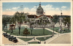 Court House Square Postcard