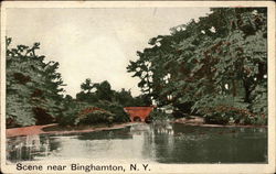 Lake Scene Postcard