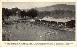 Swimming Pools at Johnson City and Endicott Postcard