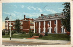 American Legion and High School Postcard