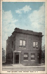 First National Bank Postcard