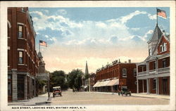 Main Street, Looking West Postcard