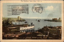 The Harbour Saint John, NB Canada New Brunswick Postcard Postcard