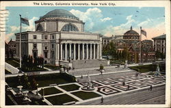 The Library, Columbia University New York, NY Postcard Postcard