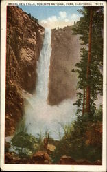 Bridal Veil Falls - Yosemite National Park Postcard