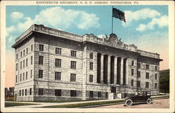 Eighteenth Regiment, N.G.P. Armory Postcard