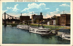 The Wharf Pittsburgh, PA Postcard Postcard