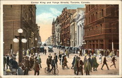 Corner King and Yonge Streets Postcard