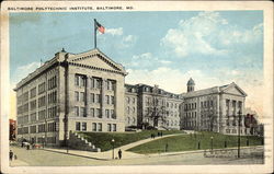 Baltimore Polytechnic Institute Maryland Postcard Postcard