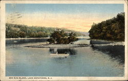 Bed Bug Island Lake Hopatcong, NJ Postcard Postcard