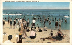 Sumner Avenue Bathing Beach Postcard