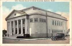 Second Church of Christ Scientist Spokane, WA Postcard Postcard