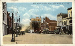 Main Street Looking North Postcard