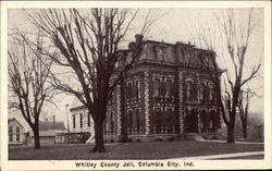 Whitley County Jail Columbia City, IN Postcard Postcard