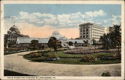 Palm House and Garden Wilkes-Barre, PA Postcard Postcard