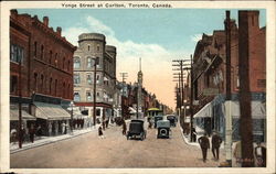 Yonge Street at Carlton Postcard