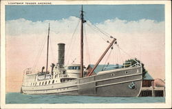 Lightship Tender Anemone Boats, Ships Postcard Postcard