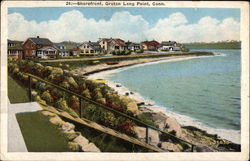 Shorefront Groton Long Point, CT Postcard Postcard