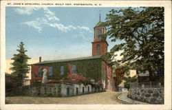 St. John's Episcopal Church Portsmouth, NH Postcard Postcard