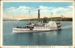 Steamer Mt. Washington Lake Winnipesaukee, NH Postcard Postcard