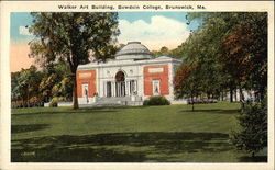 Walker Art Building, Bowdoin College Postcard