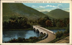 Bridge over Deerfield River on Mohawk Trail Postcard