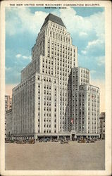 The New United Shoe Machinery Corporation Building Boston, MA Postcard Postcard