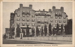 American Unitarian Association Building Boston, MA Postcard Postcard