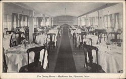 Mayflower Inn - The Dining Room Plymouth, MA Postcard Postcard