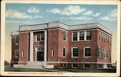 Atherton Hough School, Houghs Neck Quincy, MA Postcard Postcard