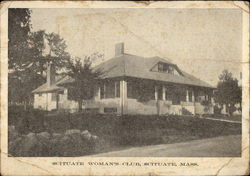 Scituate Woman's Club Massachusetts Postcard Postcard