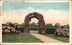 Rambler Arch Nantucket, MA Postcard Postcard