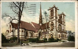 Calvary Lutheran Church Worcester, MA Postcard Postcard