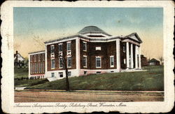 American Antiquarian Society, Salisbury Street Worcester, MA Postcard Postcard