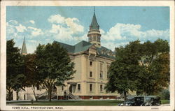 Town Hall Provincetown, MA Postcard Postcard