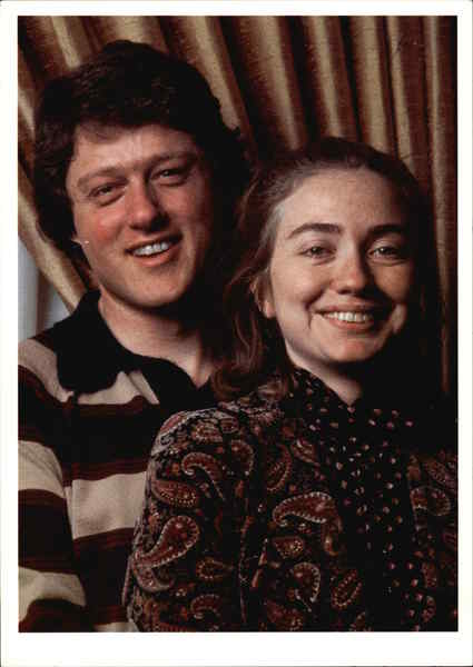 Bill and Hillary Clinton 1979 Presidents