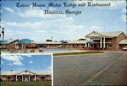 Towne House Motor Lodge and Restaurant Unadilla, GA Postcard Postcard