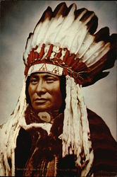 Sioux Chief Rain-In-The-Face Postcard