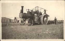 Traction Engine Postcard