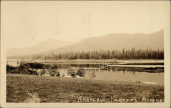 View of Wrangell Narrows Alaska Postcard Postcard