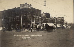 Hotel Billings, The Court Saloon, & Business College Enid, OK Postcard Postcard