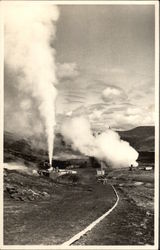 Thermal Engines Krisuvik, Iceland Postcard Postcard