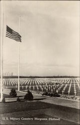 U.S. Military Cemetery Margraten, Netherlands Benelux Countries Postcard Postcard