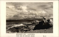 Fort Ord On Distant Shore Monterey, CA Postcard Postcard