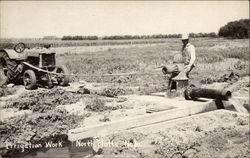 Irrigation Work North Platte, NE Postcard Postcard