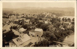 Birds Eye View Galesville, WI Postcard Postcard