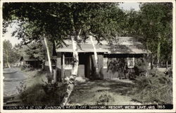 Cabin No.4 at Guy Johnson's Webb Lake Narrows Resort Wisconsin Postcard Postcard