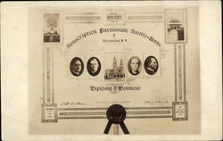 Photo of Diplome d'Honneur Religious Postcard Postcard