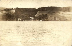 View of the Beach, Canandaigua Lake Postcard