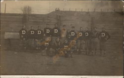 Denison Football Team Iowa Postcard Postcard